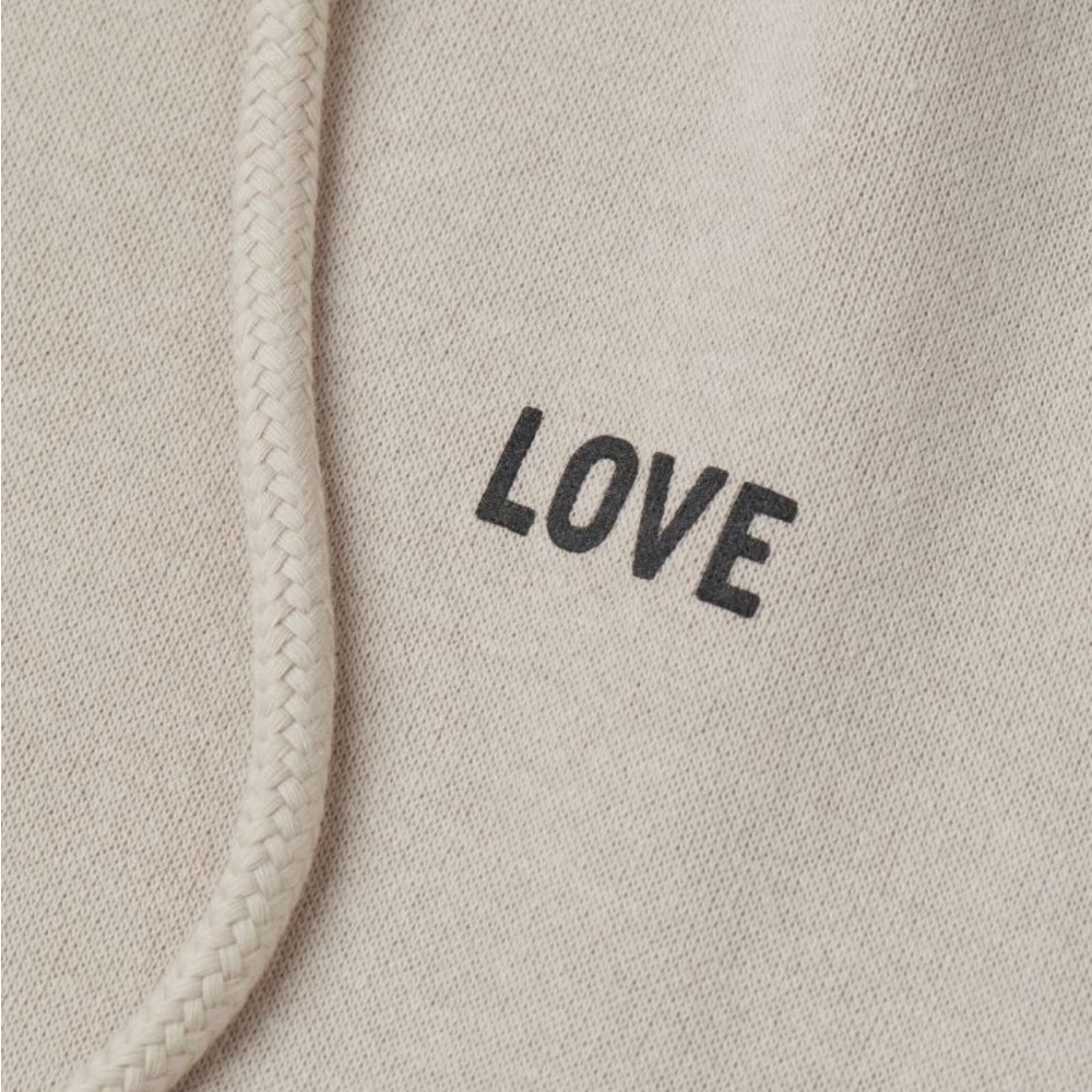 H&M Light  Beige Sweatshirt Hoodie - Picture 2 of 7